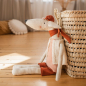 Preview: Kuscheltier Hund “Cleo”, natur / rose/rost von Ava&Yves